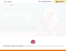 Tablet Screenshot of burgesspetcare.com